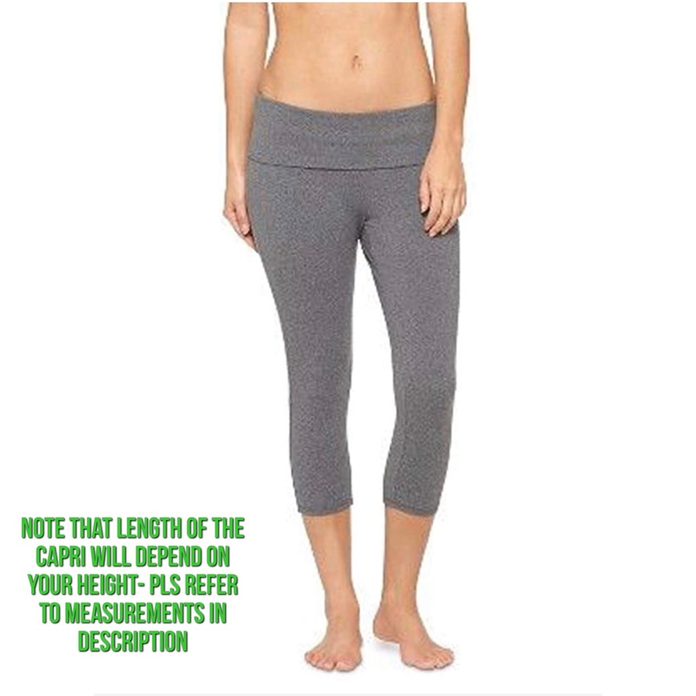 Mossimo Fold Over Waistband Capri Leggings